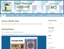 Tablet Screenshot of forsythquilters.org
